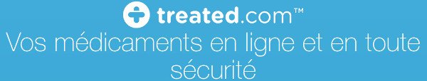Treated.com est une pharmacie en ligne dont le slogan est : vos médicaments en ligne en toute sécurité