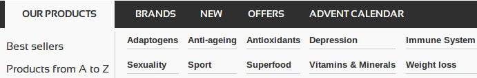 Buy Anastore products on anti-aging, depression, sexuality, super foods, vitamins to boost your metabolism