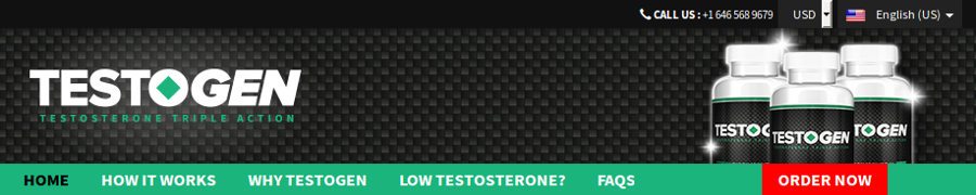 Review before you buy Testogen on the official testogen.com website in the UK, USA or Australia